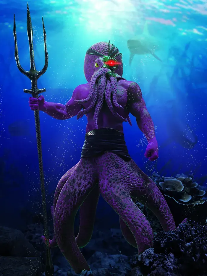 Octo, a 3D sea creature